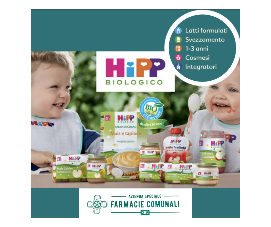 NOVITA’!! HiPP ORA DISPONIBILE NELLE NOSTRE FARMACIE!